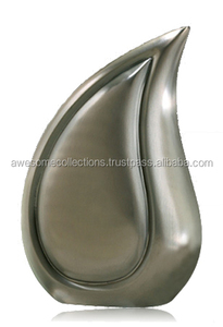 Meilleures ventes Urne de luxe en laiton pour cendres en forme de larme Urnes funéraires de style américain pour services funéraires Urnes funéraires - Product Image 2