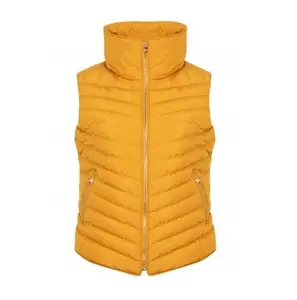 SHEMAX 2024 OEM Gilet imbottito di alta qualità con collo a imbuto In oro antico