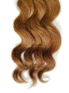 Extensions de cheveux humains Remy indonésiens, double trame, ondulés, à clipser - Product Image 1