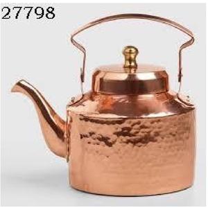 Bouilloire en aluminium martelé 99,9 % pur, luxueuse, durable et écologique pour usage en café - Product Image 5