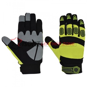 Guantes de nitrilo para mecánicos de trabajadores Guantes de seguridad hechos de goma para alimentos Guantes de montaje para uso en exteriores antiimpacto - Product Image 1