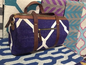 Bolsa de viaje para niños, bolso de fin de semana de cuero indio hecho a mano - Product Image 5