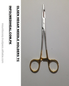 Portaagujas Olsen Hegar TC 19cm, Instrumentos Dentales de Alta Calidad con Inserciones de Carburo de Tungsteno, Certificación CE Clase I - Product Image 3