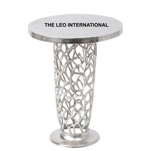 Mesa Auxiliar de Metal con Acabado Antiguo Personalizada, Muebles Modernos para Sala de Estar, Mesa Auxiliar de Metal No Plegable, Precio para el Hogar - Product Image 1