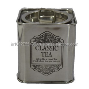 Caja de Almacenamiento de Hierro para Utensilios de Cocina con Tapa, para Té, Café y Organización de Cocina, No Tóxica y Conserva la Frescura - Product Image 6