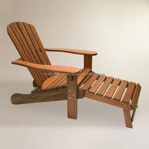 เก้าอี้ลานไม้กลางแจ้งแบบพับได้ได้รับการรับรองจาก Fsc สำหรับชุดสวนและเฟอร์นิเจอร์กลางแจ้ง - Product Image 2