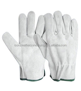 Guantes de seguridad de cuero partido De Vaca para conductores - Product Image 1