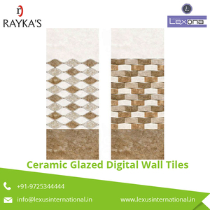 Carreaux muraux en céramique émaillée numérique classique moderne Derniers designs Isolation thermique intérieure Application antibactérienne Appartements - Product Image 3