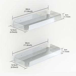 Estantes Pared Baño Claro 12 Pulgadas - Product Image 1