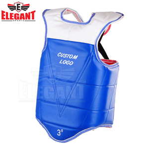 Gilet de protection de poitrine rouge et bleu pour enfants et adultes, équipement de protection de poitrine, équipements WTF, KTA, élegants pour enfants, TaeKwonDo, - Product Image 4