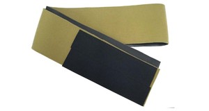 Enveloppe de cou en néoprène jaune terre pour chevaux - Product Image 5