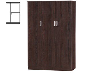 Garde-robe à 3 portes, top ventes, grand Style court et longue Section, vêtements suspendus, meuble d'espace, 1293 - Product Image 5