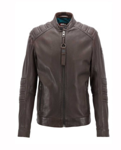 Chaqueta de cuero para hombre de color atractivo de diseño único de manga larga Producto de Venta caliente La mejor chaqueta de cuero ajustada de invierno para hombre - Product Image 5