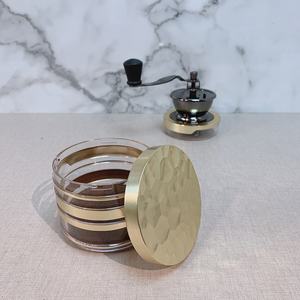 [Holar] Taiwan a fabriqué un nouveau moulin à café doré 2-en-1 avec grand pot de stockage - Product Image 4