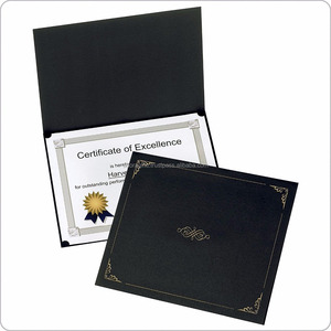 A4 Diploma Holder Leather Cover Popular Customized <b>Certificate</b> Cover - Product Image 1