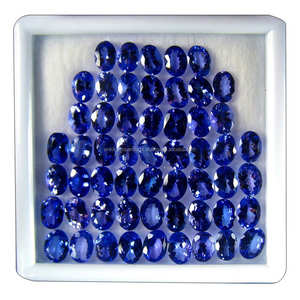 Pierres précieuses zanite naturelles, pierre ovale en vrac, qualité supérieure, AAA, - Product Image 1