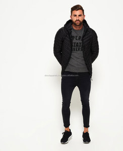 แจ็คเก็ตพัฟเฟอร์บุหนาสำหรับผู้ชายแบบกันน้ำสั่งทำจำนวนมาก คุณภาพสูง สีดำ - Product Image 5