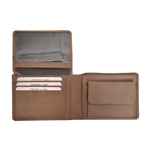 Handcrafted Brown Leather <b>Trifold</b> <b>Wallet</b> for Men with RFID Protection and Durable Construction Available At Best Market Price - Product Image 3