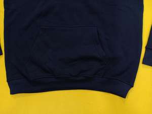 การแข่งขันที่มีความยาวยาวของผู้ชายเสื้อสวมหัวมีฮู้ดกระเป๋าจิงโจ้ซับในฤดูใบไม้ร่วง - Product Image 3