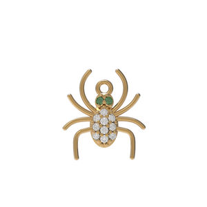 ของแข็ง14พันสีเหลืองทองเพชรอัญมณีแมลงรูปร่างหา - Product Image 1