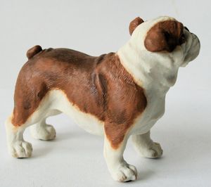 <span class=keywords><strong>Statue</strong></span> de <span class=keywords><strong>bouledogue</strong></span> français <span class=keywords><strong>anglais</strong></span>, Sculpture d'animaux en fibre de verre, taille de vie moderne, en résine - Product Image 5