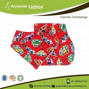 Bavoirs bandana pour bébé en coton 100% imperméable, imprimé animal, été, de bonne qualité et à prix abordable, Inde - Product Image 4