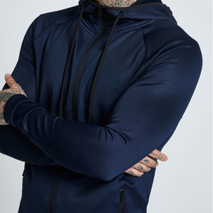 Chándal deportivo para hombre de alta calidad con logotipo personalizado, chándal de poliéster cortavientos, ropa de calle con cremallera - Product Image 4