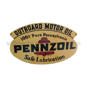 Estación de combustible de porcelana para manualidades de hierro al aire libre impresa personalizada de alta durabilidad, modelo de señalización de calle, placa de identificación de esmalte vítreo pintada - Product Image 5