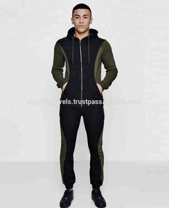 Vente en gros de survêtements personnalisés 100% coton élégants pour hommes, nouveau dernier design respirant en vrac, survêtement uni personnalisé - Product Image 5