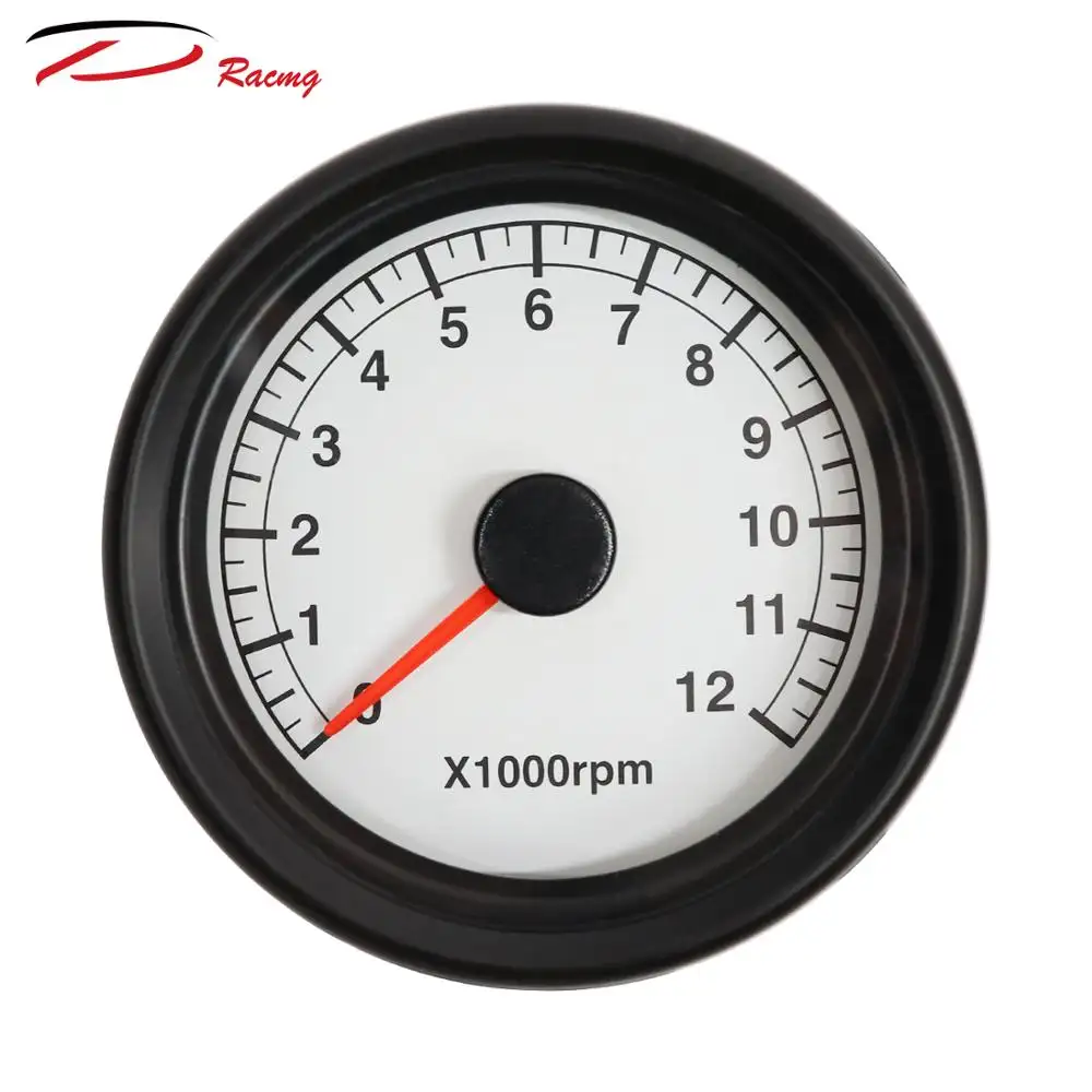 60ミリメートルMotorcycle Waterproof RPM Tachometer Gauge