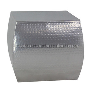 โต๊ะกาแฟทรงกลมหรูหราสีดำลายตอกแบบโบราณ - Product Image 6