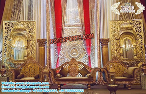 Escenario Tradicional del Sur de la India para Recepción de Bodas Indias, Decoraciones Tradicionales de Matrimonio del Fabricante en Irlanda - Product Image 3