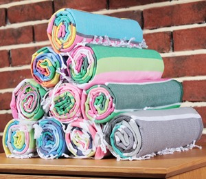 90*180 Peshtemal de colores, playa, Fouta, toalla turca - Product Image 1