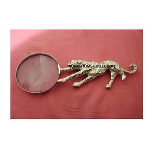 Fresh Arrival Easy to Carry Fox Handle Nautical Magnifying <b>Glass</b> Affordable Whole Sale Magnifier for <b>Reading</b> Use - Product Image 6