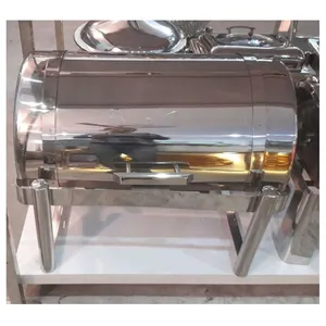 Roll Top Chafing Dishes Handmade Stainless Steel Hot Selling and High Quality