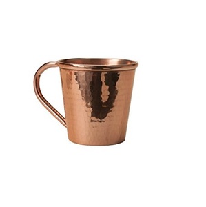 Taza de mula de cobre martillado de alta calidad para oficina en casa y decoración de bodas Material de tazas de cerámica - Product Image 3