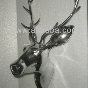 Cabeza de ciervo grande montada en la pared, ciervo, antílope - Product Image 2