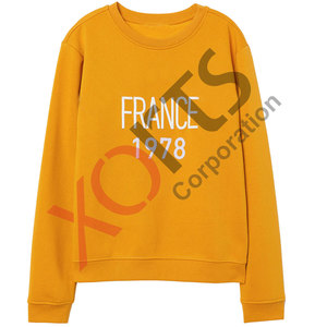 High Quality 100% Cotton Fleece Custom Printed Logo <b>Crop</b> <b>Top</b> Plus Size Women's Winter Hoodies & Sweatshirts - Product Image 1