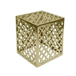 Taburete decorativo y muebles de Metal para el hogar, muebles de restaurante, diseño único barato, pulido brillante, niquelado, gran oferta - Product Image 1