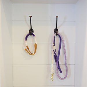 ชุดปลอกคอและสายจูงสุนัขเชือกสีม่วง Ombre - Product Image 1
