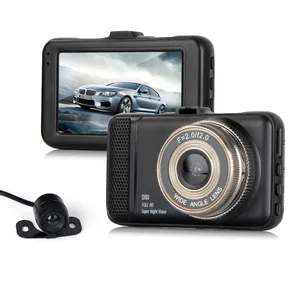 Gravador de condução hd 1080p câmera do carro, lente dupla t659