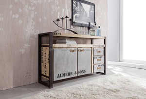 Panneau latéral en bois Vintage industriel, 1 pièce, pour l'usine - Product Image 2