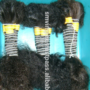 Extensiones de cabello indio Virgen sin procesar 100%, cabello humano Remy a granel, paquetes de cabello tejido sin procesar - Product Image 4