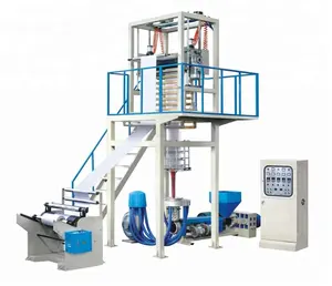 High Speed High Output Extruder Plastic Film Blowing Machine Ldpe