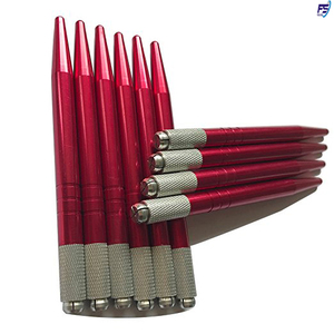 Stylo de tatouage manuel en métal, lumière à sourcils, Machine à tatouer, lame d'aiguilles à Microblading, poignée antidérapante pour Permanent, 1 pièce - Product Image 2