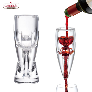 Precio de fábrica <span class=keywords><strong>Amazon</strong></span> caliente-venta transparente vino Decanter acrílico aireador de vino pourer del - Product Image 2