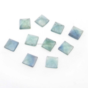 Piedra Natural de corte cuadrado de pirámide, 6x6mm, 1,70 ct, Gema suelta para joyería - Product Image 1