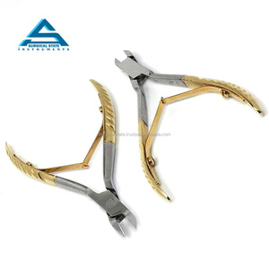 Herramienta de belleza profesional: cortauñas para cutículas chapadas en oro de acero inoxidable para dedos de las manos y los pies - Product Image 3