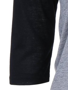 Camiseta corta ecológica de talla grande para mujer de manga larga con capucha de Color gris sofisticado y elegante personalizada - Product Image 5