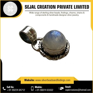 2019 dernières perles de pendentif en pierres précieuses en argent sterling 925 pendentifs fins et breloques avec motif numérique - Product Image 3